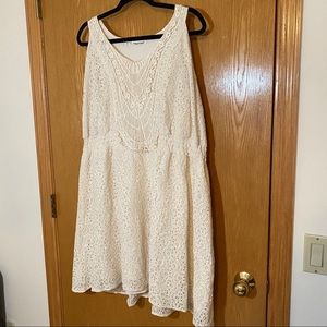 Crochet Lace Mini Dress